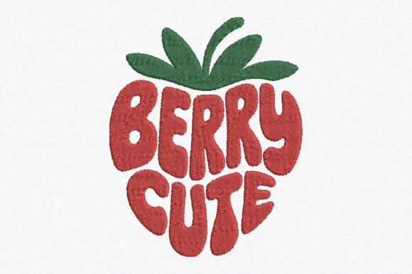 Berry Cute Embroidery Design