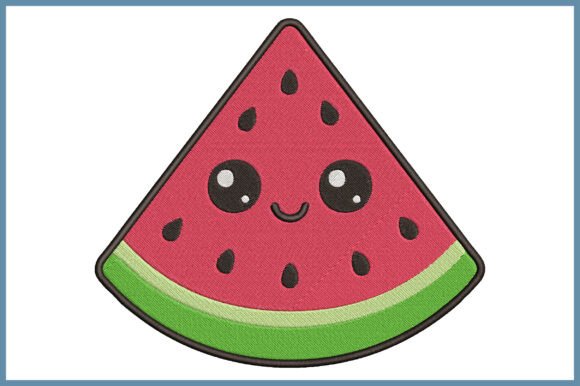 Kids Watermelon Embroidery