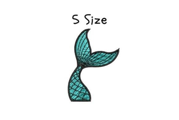 Mermaid Embroidery Design